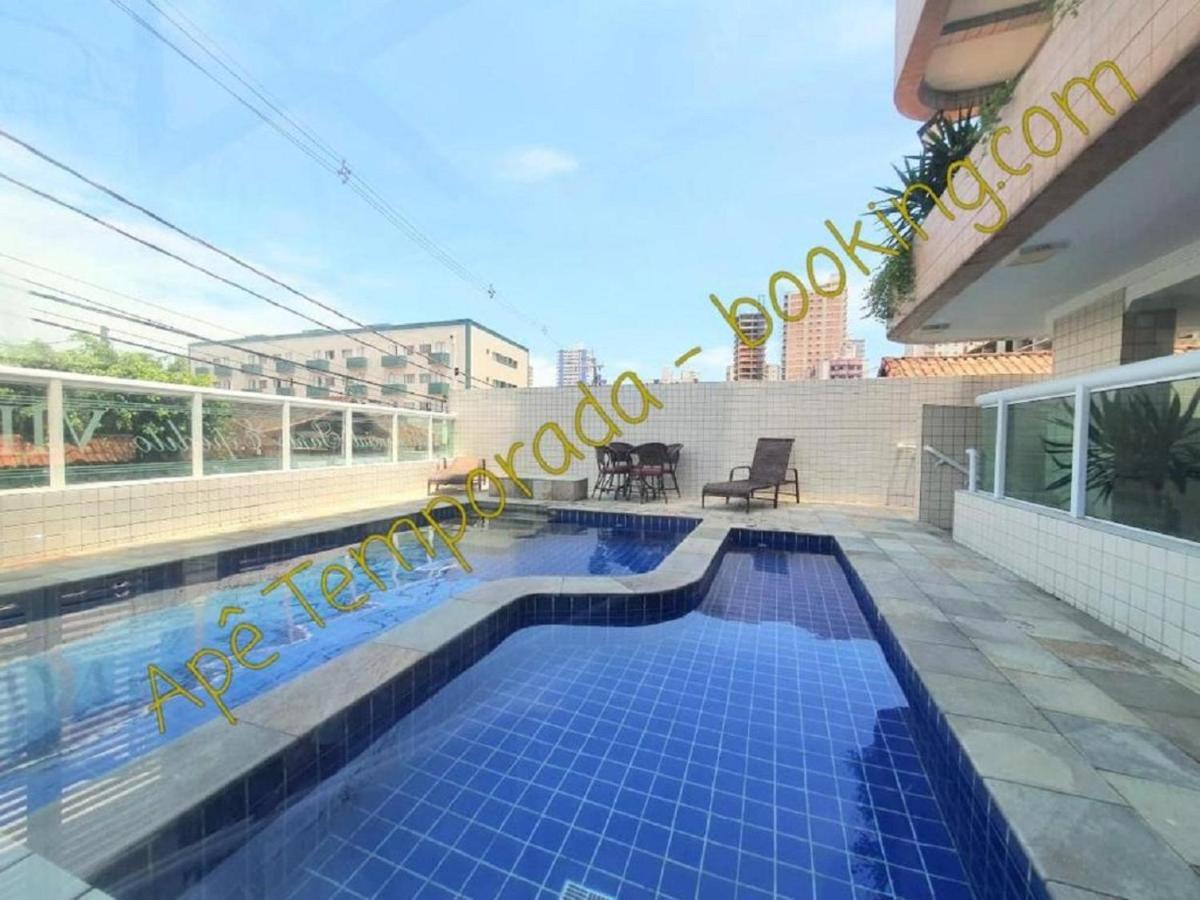 Ape Temporada Praia Grande Sp Completo Com Piscina, Churrasqueira, Estacionamento エクステリア 写真