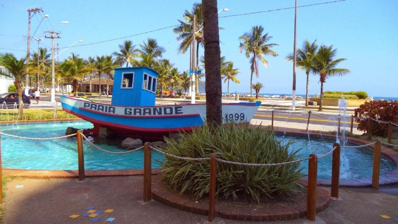 Ape Temporada Praia Grande Sp Completo Com Piscina, Churrasqueira, Estacionamento エクステリア 写真